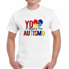 Remera Frase Yo Amo Alguien Con Autismo - tienda online