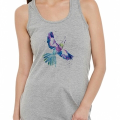 Musculosa Deportiva Colibri Diseño Watercolor - comprar online