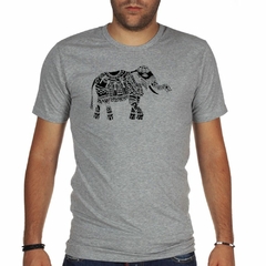 Remera Elefante Dibujo Lineas Vector M3 en internet