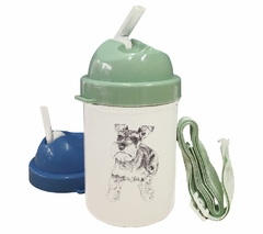 Cantimplora Perro Shnauzer Dibujo