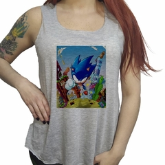 Musculosa Sonic Game Play Juego Ave Monedas