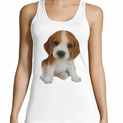 Musculosa Deportiva Perro Beagle Bebe Tierno