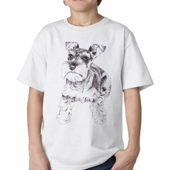 Imagen de Remera Perro Shnauzer Dibujo