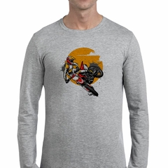 Remera Manga Larga Moto Sol Deporte Rojo Estremo - comprar online