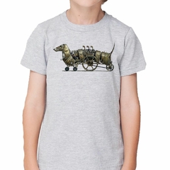 Remera Steampuk Perro Maquina Metal - TiendaCubik