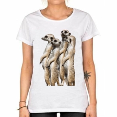 Remera Meerkat Suricatos Animal Salvaje Natural