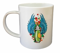 Taza Aerosol Con Alas Artwork - tienda online