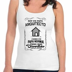 Musculosa Deportiva Papá Arquitecto Mas Divertido Ed Limitada - comprar online