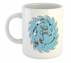 Taza Food Chain Cadena De Comida Peces Tiburon