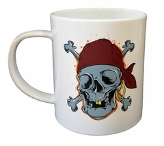 Taza Skull Bones Cross Calavera Huesos Cruz - comprar online