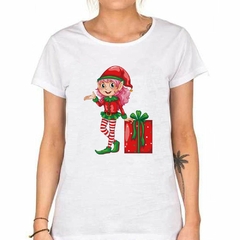 Imagen de Remera Elfo Navidad Regalo Sorpresa M2