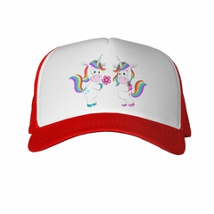 Gorra Unicornio Pareja Regalando Una Flor en internet