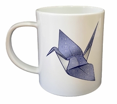 Taza Drawing Origame Blue Azul Art - comprar online