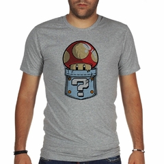 Remera Mario Hongo Pregunta Juego Play Game