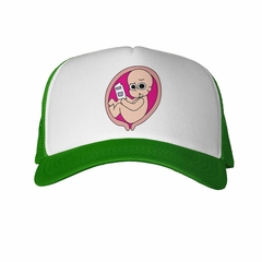 Gorra Bebe Leyendo En La Panza - TiendaCubik