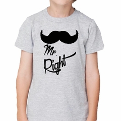 Remera Mr Right Mostacho - TiendaCubik