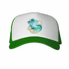 Gorra Playa Palmeras Olas Sol Summer Viaje - TiendaCubik