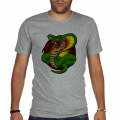 Remera Cobra Serpiente Animal Verde Reptil