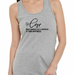 Musculosa Deportiva Amor Es Cuando La Felicidad De Otra - comprar online