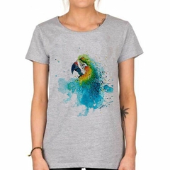 Remera Loro Watercolor Art - tienda online