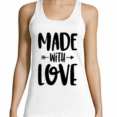 Musculosa Deportiva Made With Love Hecho Con Amor - comprar online