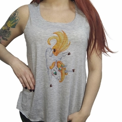 Musculosa Unicornio Haciendo La Vertical En Una Mano