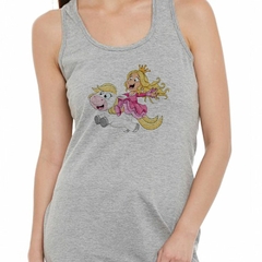 Musculosa Deportiva Princesa Montando Un Unicornio M2 - comprar online