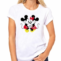 Remera Minnie Y Mickey De La Mano Amor Love