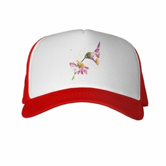 Gorra Colibri Y Flor Pintura Acuarela en internet