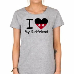 Remera I Love My Girlfriend Mickey M2 - comprar online