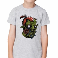 Remera Zombie With Flowers Flor En La Boca - comprar online