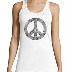 Musculosa Deportiva Signo De Paz Mandalas Peace - comprar online