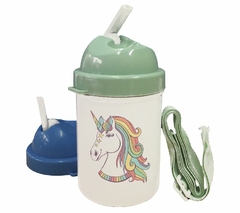Cantimplora Unicornio Con Estrellas Colores