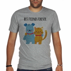 Remera Best Friends Perro Y Gato - comprar online