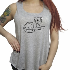 Musculosa Leopardo Animacion Dibujo Vector