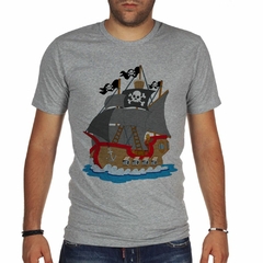 Remera Ship By Kids Buque Pirata #1 - TiendaCubik