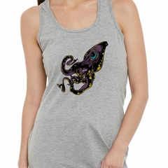 Musculosa Deportiva Pulpo Violeta Animal Agua - comprar online