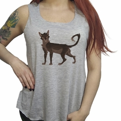 Musculosa Gato Furioso Guerrero Dibujo