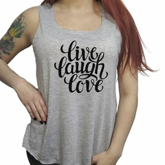 Musculosa Live Laugh Love