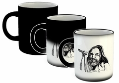 Taza Dibujo Silueta Dargelos Musica Rock en internet