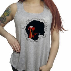 Musculosa Dragon Mulan Mushu Rojo Art Caricatura