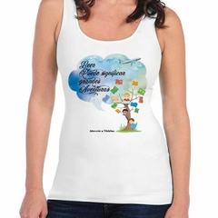 Musculosa Deportiva Libro Dia Mundial Frase Avion Book Leer - comprar online