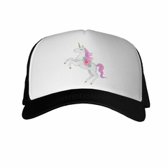 Gorra Caballo Unicornio Parado Flores Colores - comprar online