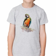 Remera Loro Dibujo Acuarela Art - tienda online