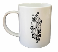 Taza Tattoo Corazones Planta Dibujo - comprar online