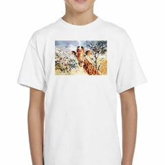 Remera Jirafa Pintura Watercolor Art en internet