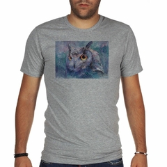 Remera Buho Pintura Colores Art - TiendaCubik