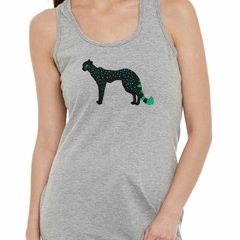 Musculosa Deportiva Cheetah Arte Dibujo Colores - comprar online