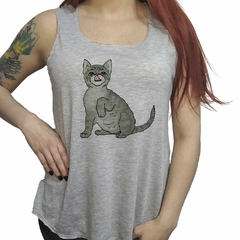 Musculosa Gato Dibujo Vector Art