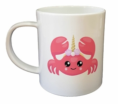 Taza Cangrejo Pinzas Unicornio Tierno (Taza De Ceramica) - comprar online